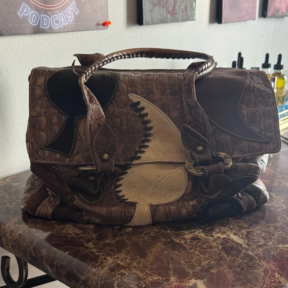 Brown Leather Men's Bag
